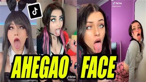 ahegao compilation|ahegao